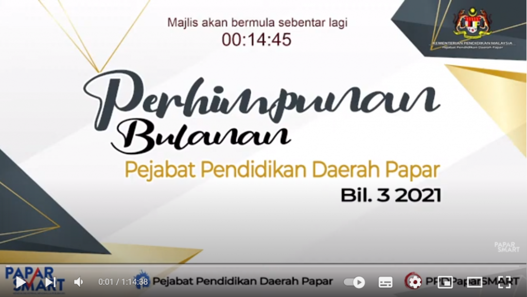 Perhimpunan Bulanan Ppd Papar Bil 3 Tahun 2021 Papar Smart