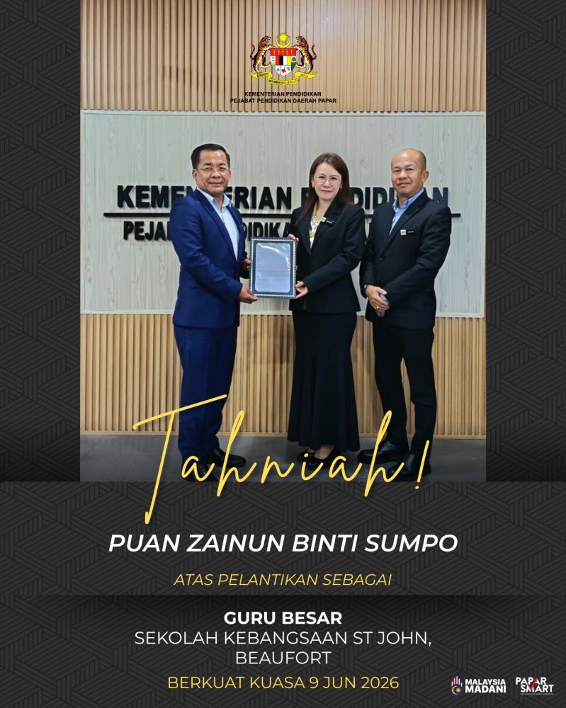 SESI PENYERAHAN SURAT ARAHAN PENEMPATAN GURU BESAR LANTIKAN BAHARU, JABATAN PENDIDIKAN NEGERI SABAH