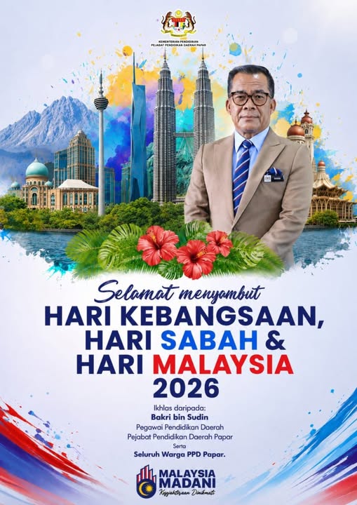 Selamat Menyambut Hari Kebangsaan, Hari Sabah & Hari Malaysia
